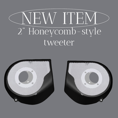 2024+ Street Glide with 2" tweeter speakers grill covers set