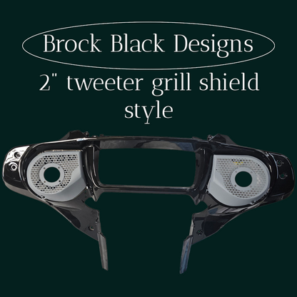 2024+ Street Glide with 2" tweeter speakers grill covers set
