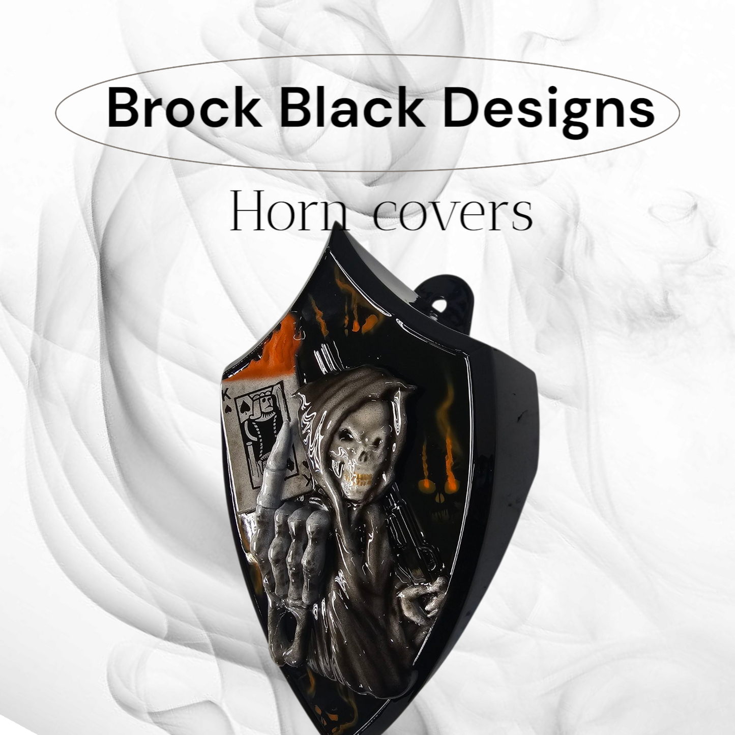 Harley horn 3D Grim reaper