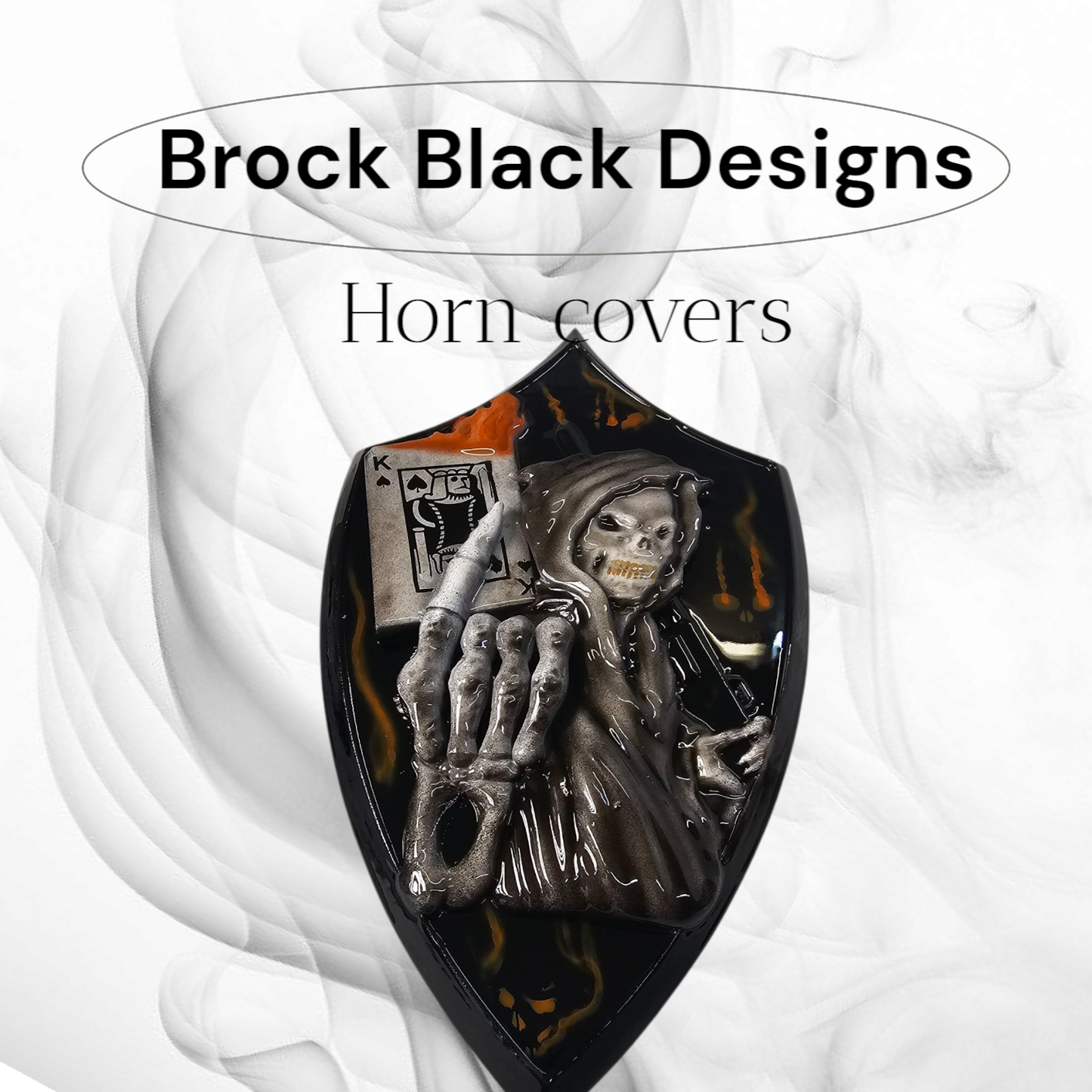 Harley horn 3D Grim reaper
