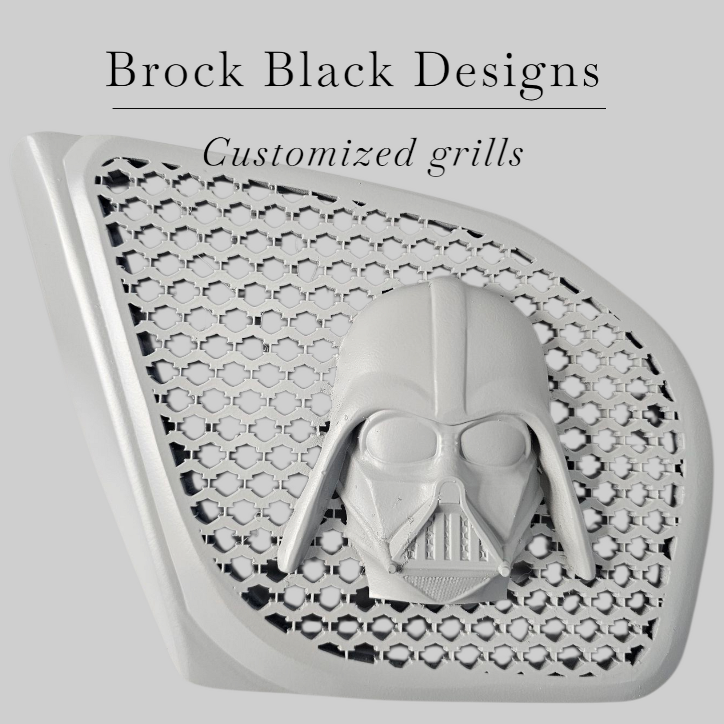 98 to 2024 Road Glide 3D Vader speakers grill covers set