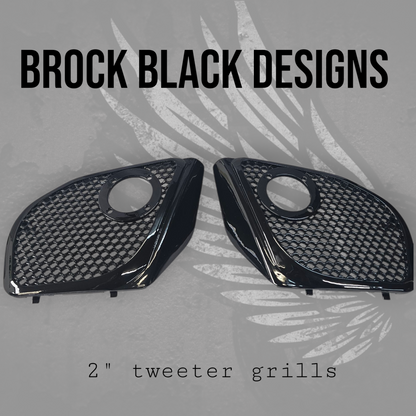 2024+ Road Glide with 2" tweeter speakers grill covers set
