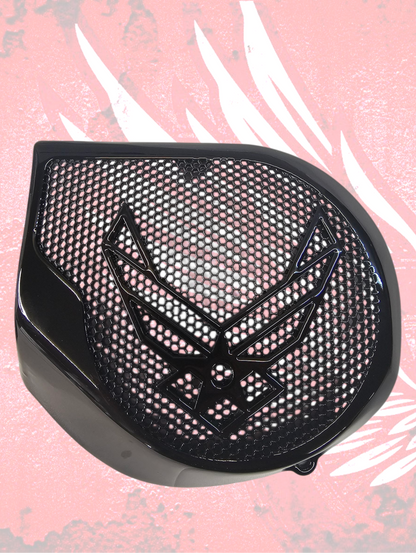 97-25+ Harley inner Touring 3D Air Force speakers grill covers set