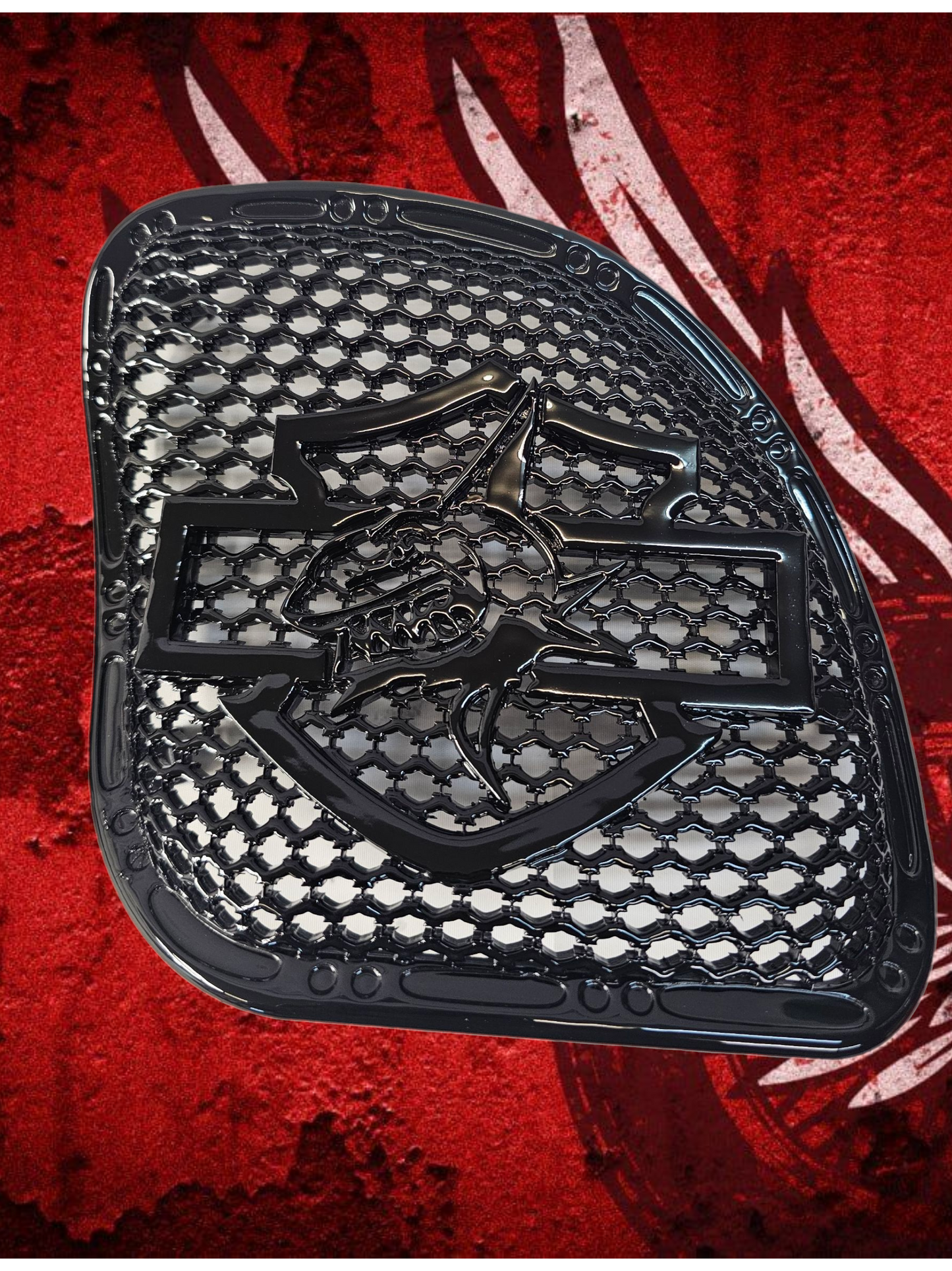 98-2024 Road Glide 3D shark speakers grill covers set