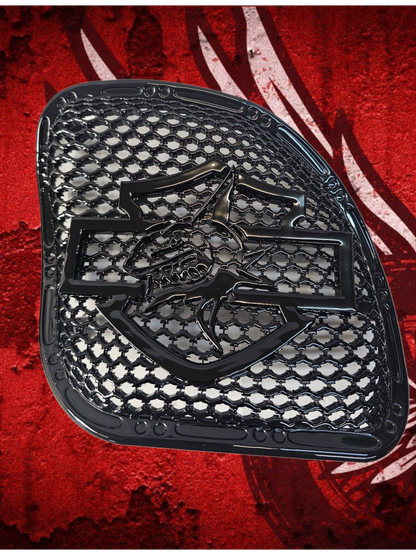 98-2024 Road Glide 3D shark speakers grill covers set