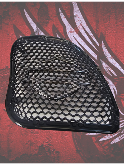 98 to 2024 Road Glide 3D shield speakers grill covers set