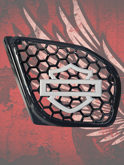 98 to 2024 Road Glide 3D shield speakers grill covers set