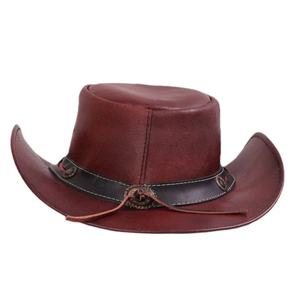 Ruby Maverick- Men’s Leather Hat