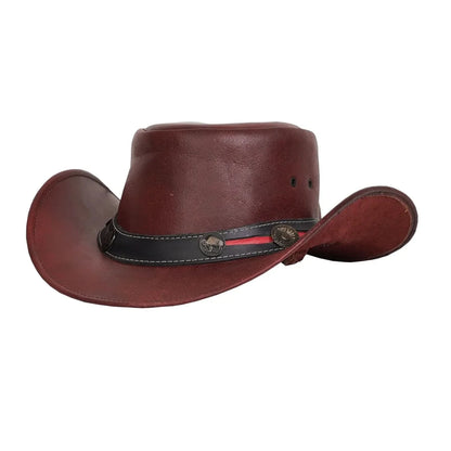 Ruby Maverick- Men’s Leather Hat
