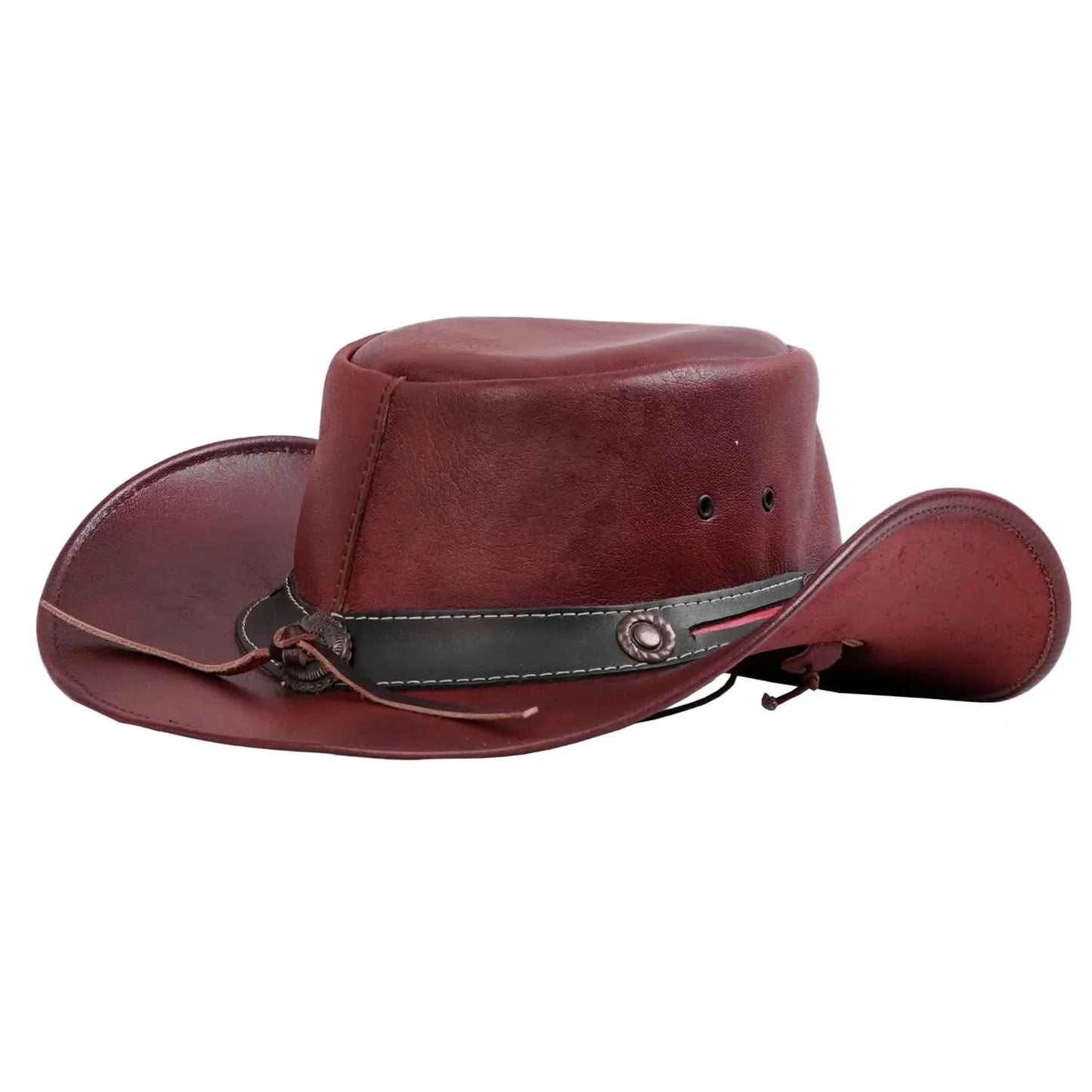 Ruby Maverick- Men’s Leather Hat