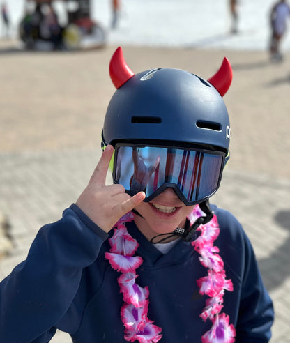 Softeez: Red Devil Horns for Helmet