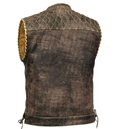 Ironhide Men’s Leather Vest