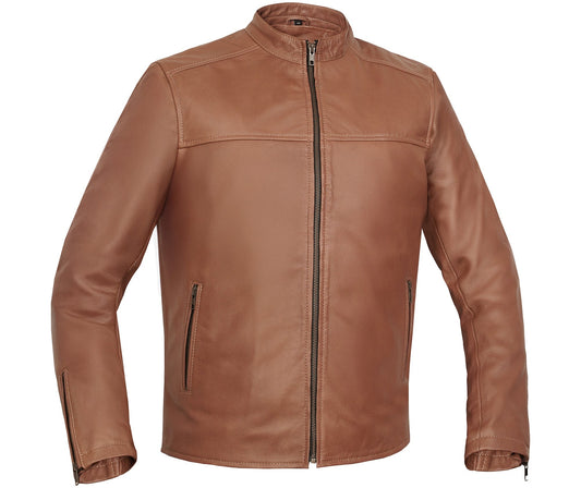 Sahara Men's Brown Fashion Leather Jacket