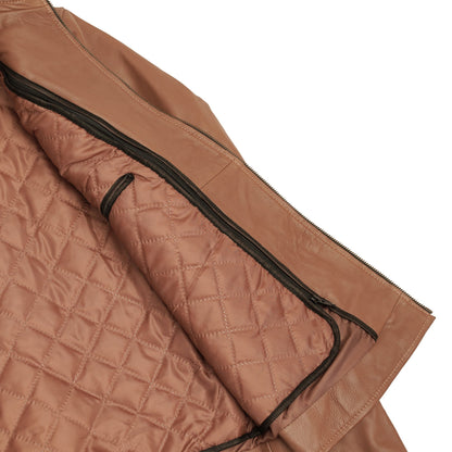 Sahara Men's Brown Fashion Leather Jacket