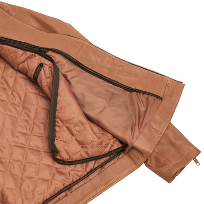 Sahara Men's Brown Fashion Leather Jacket