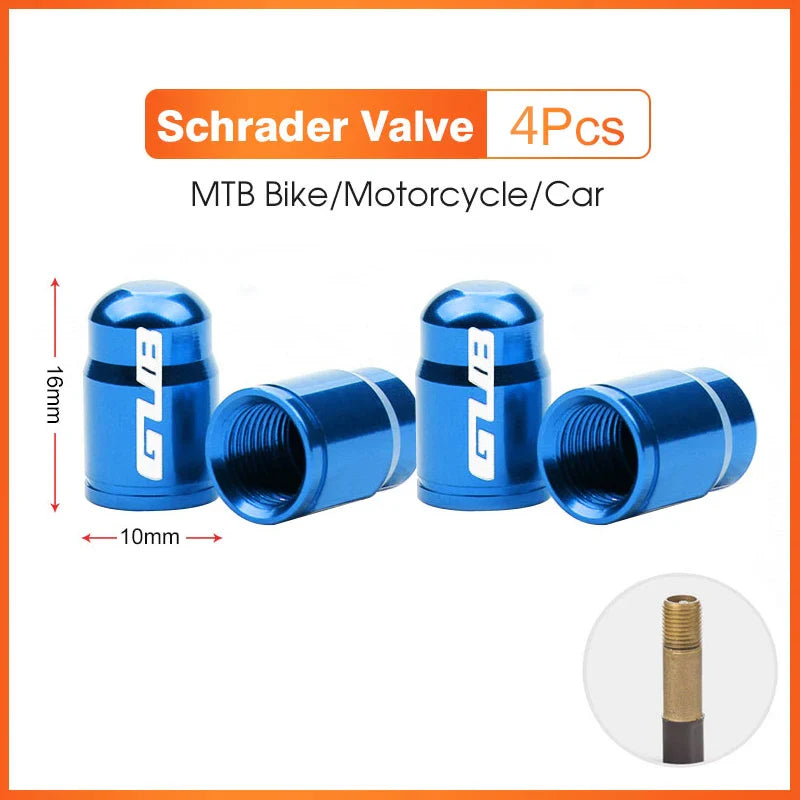 Aluminum Valve Stem Caps (Bike/Motorcycle/Car)