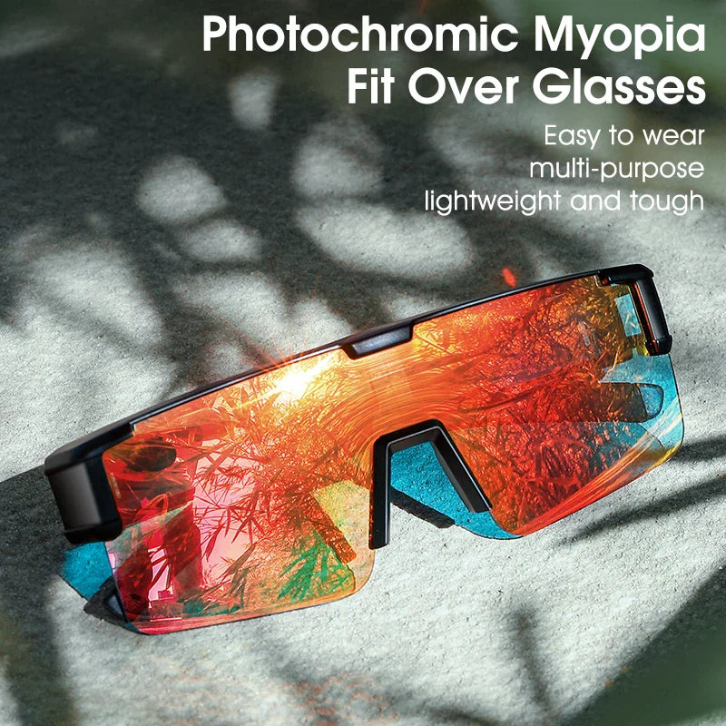 WEST BIKING Cycling Glasses Photochromic UV400 Protection