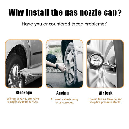 4PCS Skull Valve Stem Caps