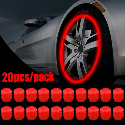Luminous Valve Stem Caps Dustproof