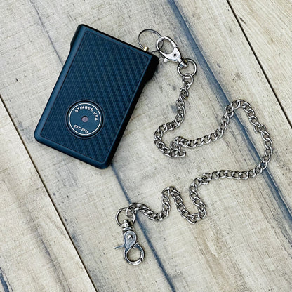 Safety Wallet With Personal Alarm Multi Functional Tool (Green Marble)