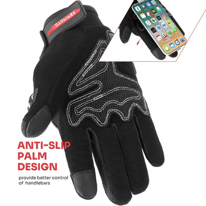 Gloves Summer Riding Hard Knuckle Touchscreen Gloves