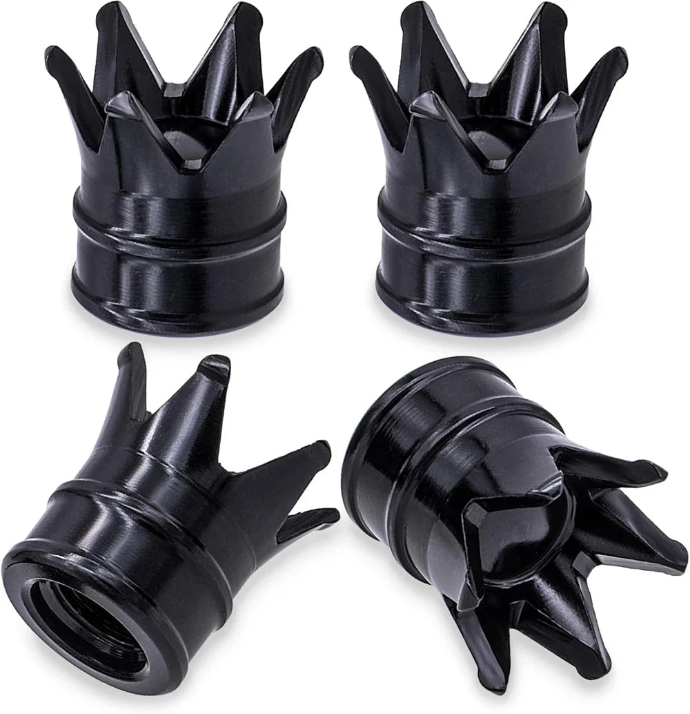 4PCS Crown Valve Stem Caps