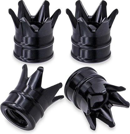 4PCS Crown Valve Stem Caps
