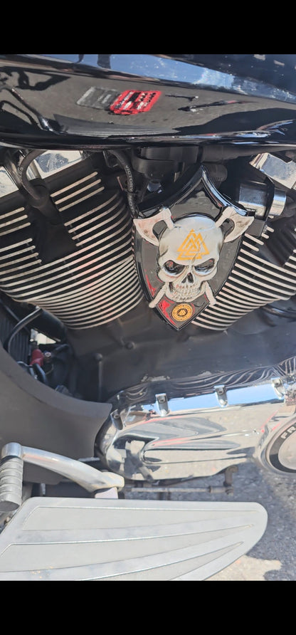 Viking skull  Victory "cheese wedge" replacement cover
