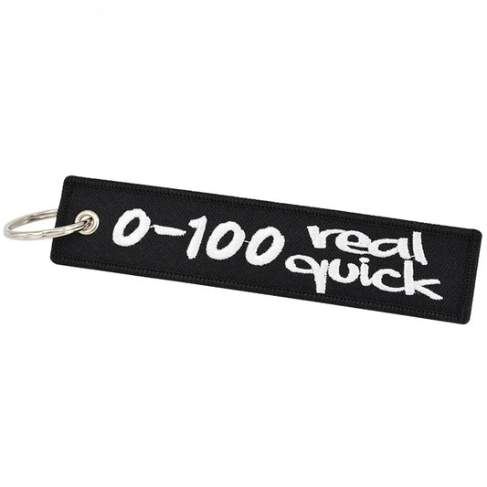 Real Quick - Motorcycle Keychain