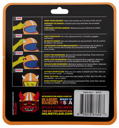 MagNeatOhz: Small Black Devil Horns for Helmet