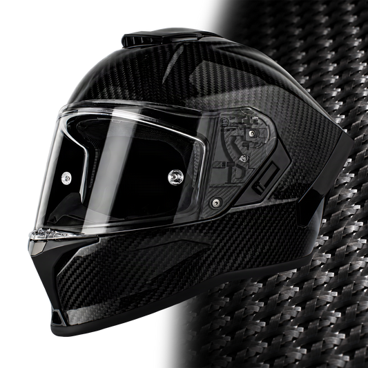 Daytona Viper Carbon Fiber Full Face Helmet - Grey (D.O.T. & ECE 22.06)