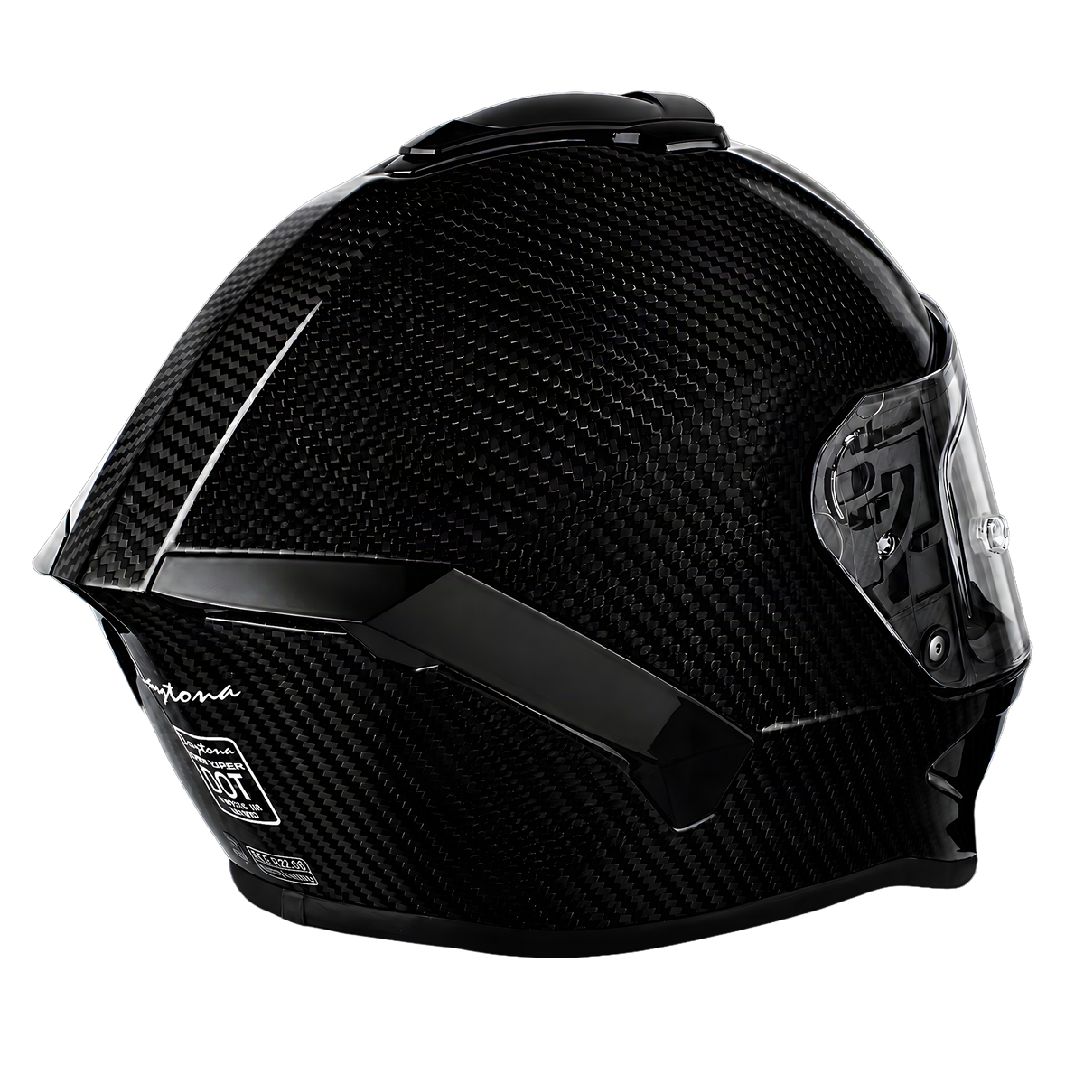 Daytona Viper Carbon Fiber Full Face Helmet - Grey (D.O.T. & ECE 22.06)