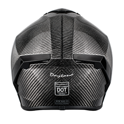 D.O.T. & ECE Daytona Viper- Silver Carbon Fiber