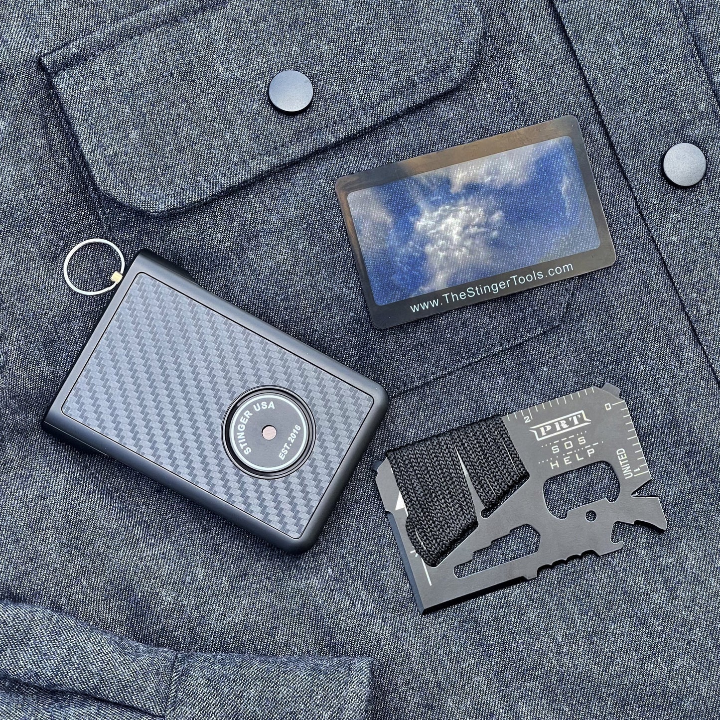 Safety Wallet With Personal Alarm Multi Functional Tool (Peony)