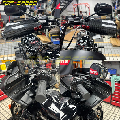Motorcycle Hand Shield Guard Handguards Protector For Harley Touring Road King FLHRXS Road Electra Glide FLTRX FLHTK 2021-2025