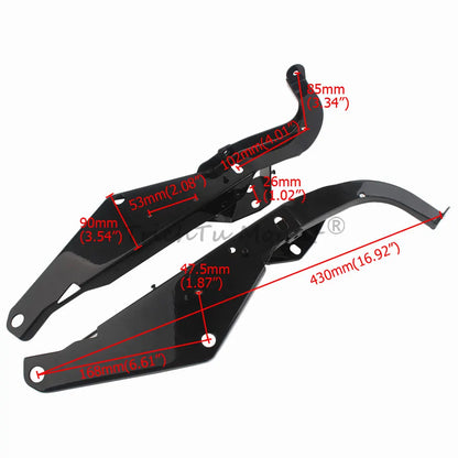 Batwing Bracket Fairing Support Steel Mount Bracket Holder For Harley Touring Electra Street Glide 1996-2013 ,1 Pair
