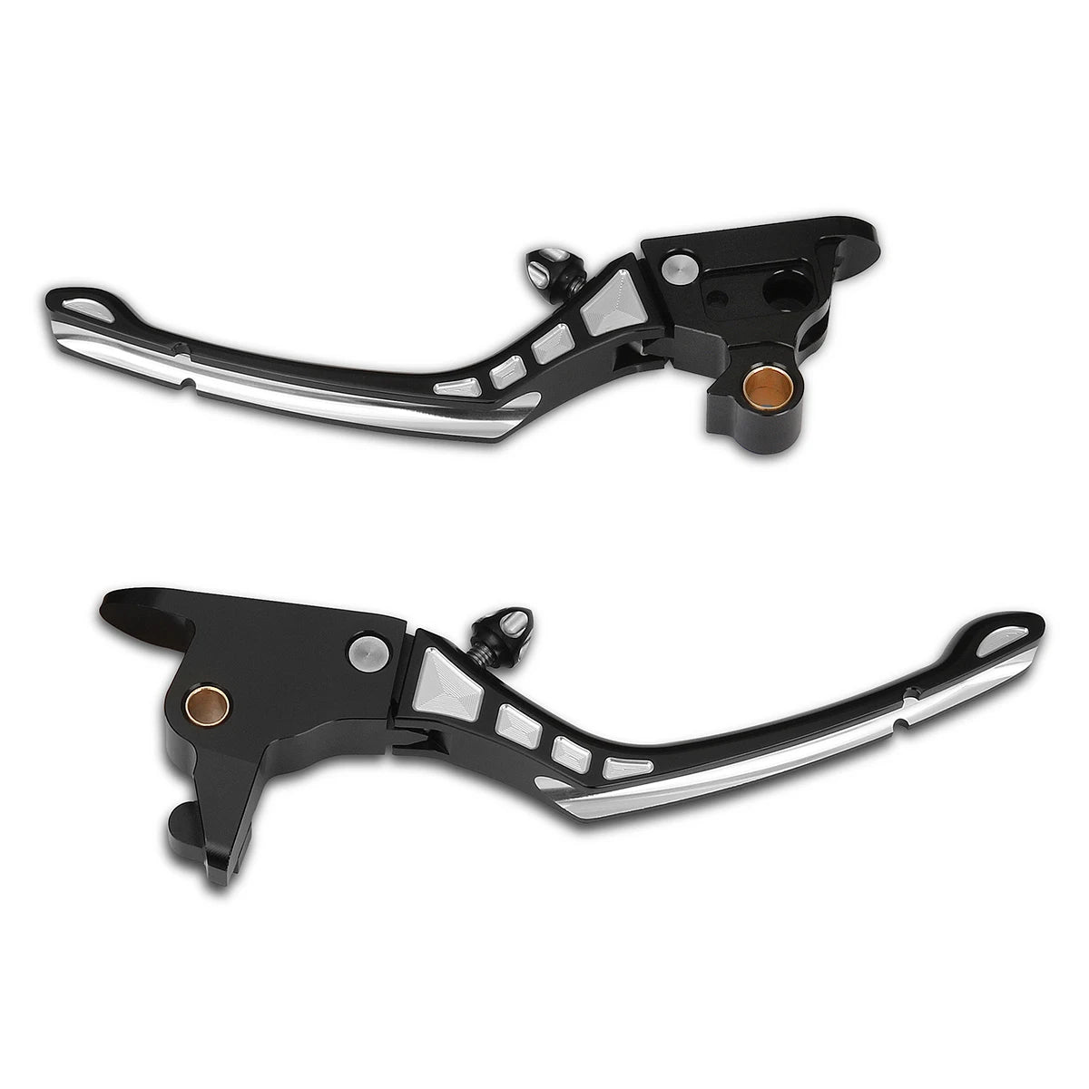 Black CNC Clutch Brake Lever for Harley 15-17 Softail Breakout Fat Boy Deluxe Heritage Classic FLS Slim 2018-2020 Low Rider FXLR