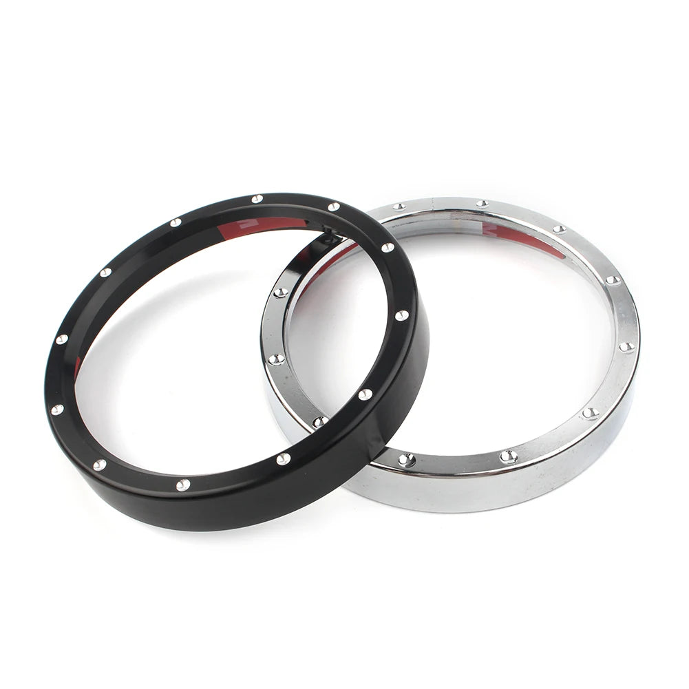 Motorcycle Speedometer Gauge Bezel Trim Ring For Harley Sportster XL883 XL1200 XL 883 1200 Dyna Street Bob Low Rider 3.34”Inner