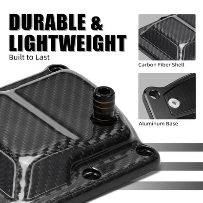 For 2017-2023 Harley Road Glide FLTRX Dual-Layer Vented Transmission Top Cover Street Glide Road King Softail Fat Boy Low Rider