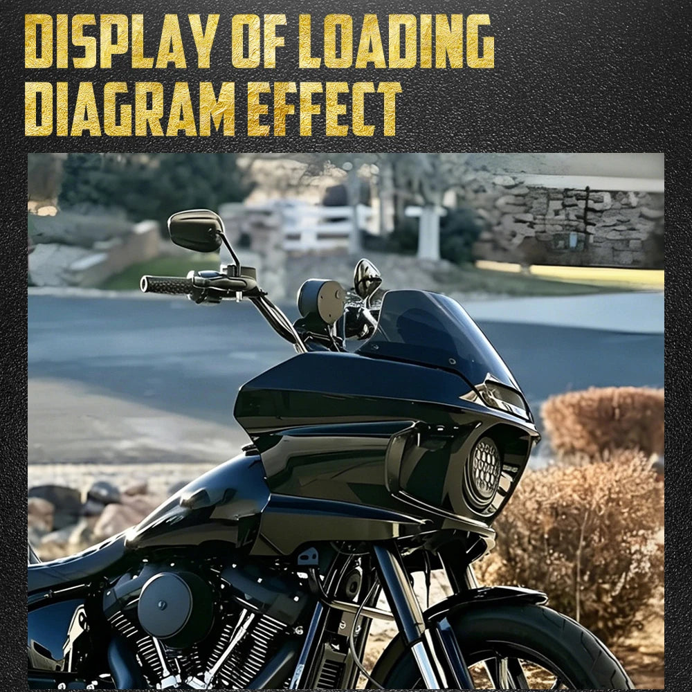 Motorcycle Headlight Fairing Bracket Mount Front Headlamp Windshield Windscreen For Harley Softail Low Rider 2022-25 Street Bob