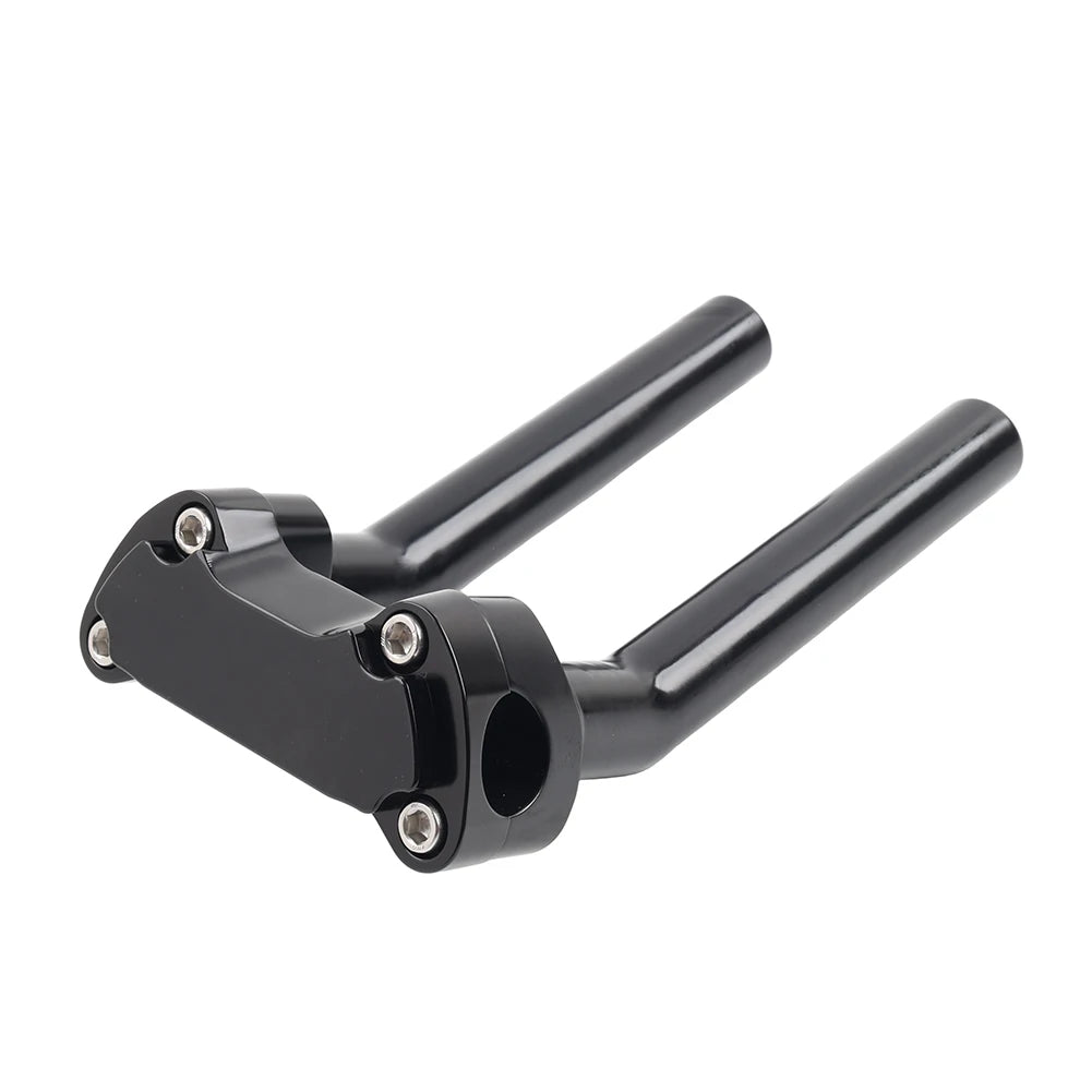 2Pcs Aluminum Motorbike 8.5" Pullback Handlebar Riser Top Clamp Kit For Harley Davidson Sportster Dyna FXD Softail