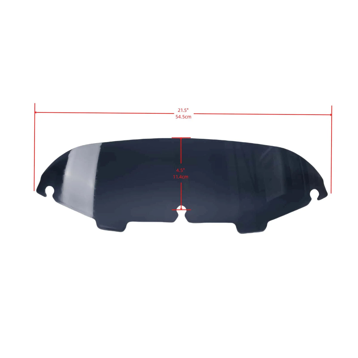 Motorcycle 4.5'' Windshield Windscreen Wind Screen For Harley Touring Street Glide Electra Glide Ultra Limited Tri Glide 96-13