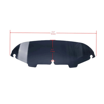 Motorcycle 4.5'' Windshield Windscreen Wind Screen For Harley Touring Street Glide Electra Glide Ultra Limited Tri Glide 96-13