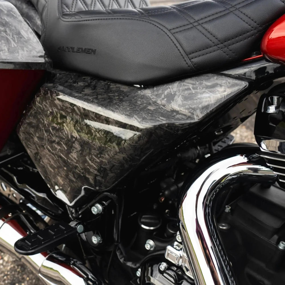Kit- For Harley Touring Models Road Glide Street Glide CVO 2024+2025 3K Carbon Fiber Fender Fuel Tank Side panel Front Fairing Kit