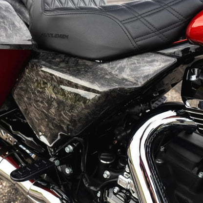 Kit- For Harley Touring Models Road Glide Street Glide CVO 2024+2025 3K Carbon Fiber Fender Fuel Tank Side panel Front Fairing Kit