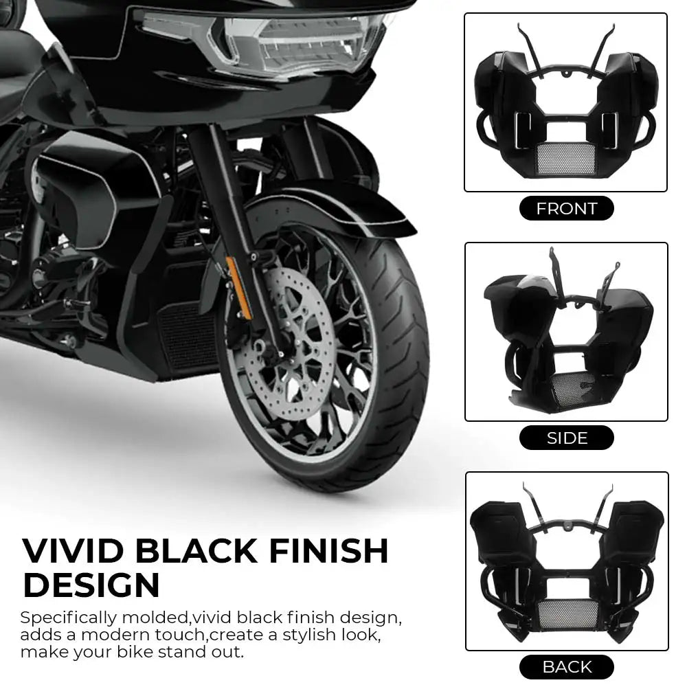 Front Fairing Lowers/ Engine Guard+Fairing Supports Kit Iron Aluminum Alloy Motorcycle For Harley Street Glide Ultra FLHXU 2025