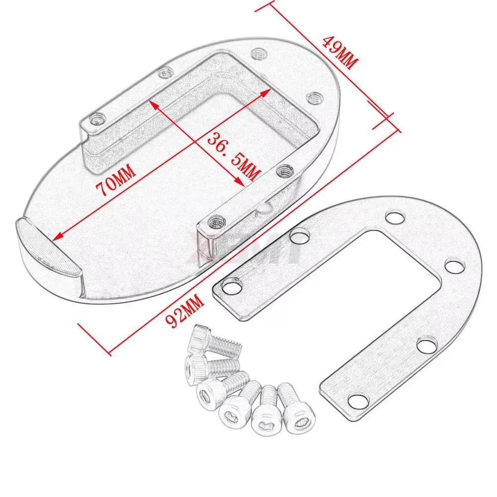 Motorcycle Foot Pegs Footrests Brake Pedal Pad Cover For Harley Sportster 883 1200 XL883 XL1200 V-Rod Dyna Wide Glide