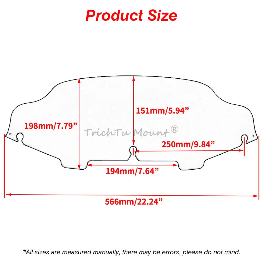 Windshield 6" Motorcycle Windscreen For Harley Touring Electra Glide Street Glide Ultra Limited Trike 1996-2013 Abs Light Smoke