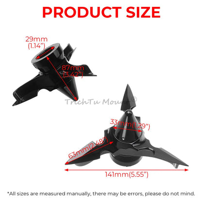 Motorcycle Black Spun Blade Front Axle Nut Caps Cover For Harley Sportster Dyna Softail V-Rod Low Rider Electra Glide FLHR FLTR
