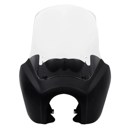 Front Headlight Fairing Cover W/ 15 Inch Windshield For Harley Dyna Super Wide Glide Fat Street Bob Low Rider T-Sport Motorcycle